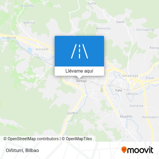 Mapa Oiñiturri
