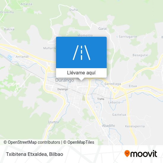 Mapa Txibitena Etxaldea