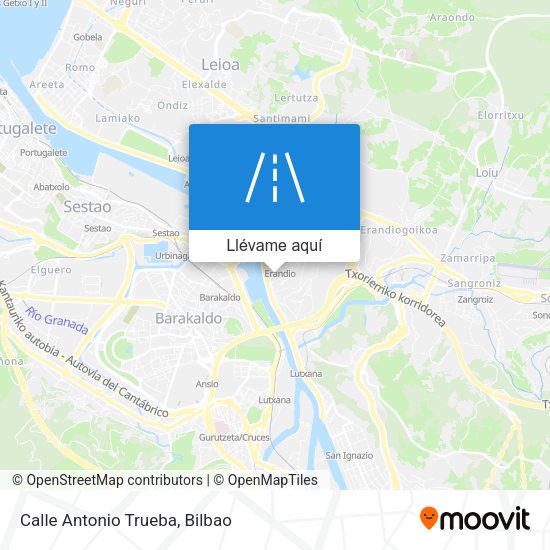 Mapa Calle Antonio Trueba