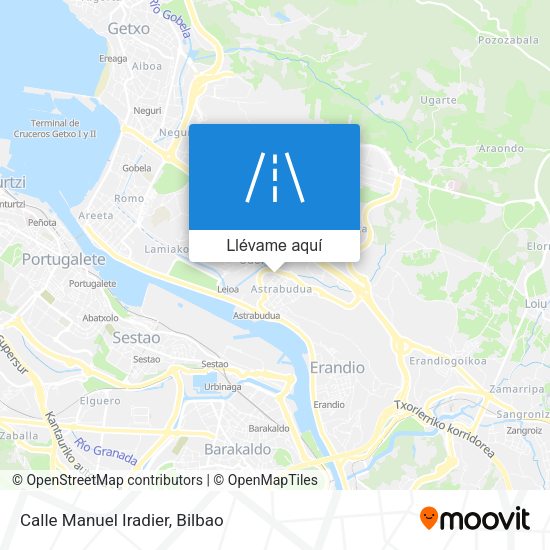 Mapa Calle Manuel Iradier