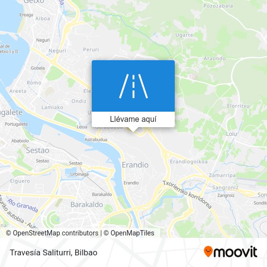 Mapa Travesía Saliturri