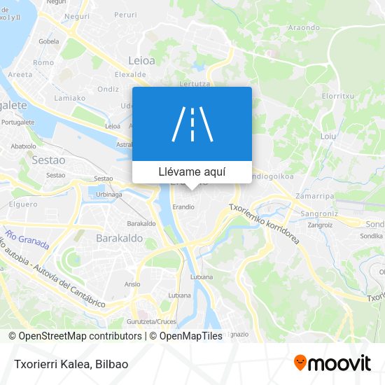 Mapa Txorierri Kalea
