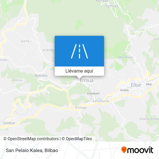 Mapa San Pelaio Kalea