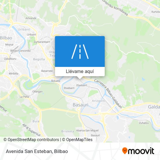 Mapa Avenida San Esteban