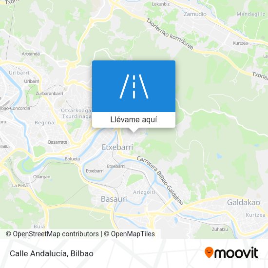 Mapa Calle Andalucía