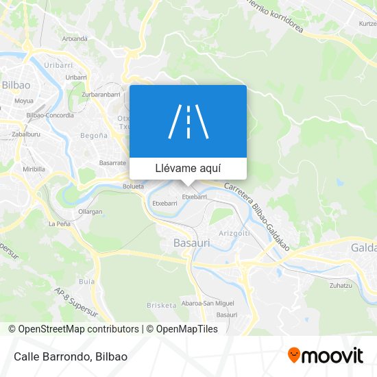 Mapa Calle Barrondo