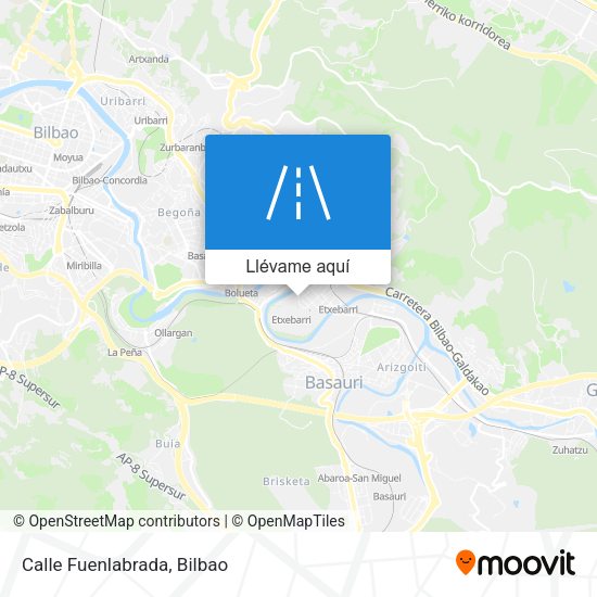 Mapa Calle Fuenlabrada