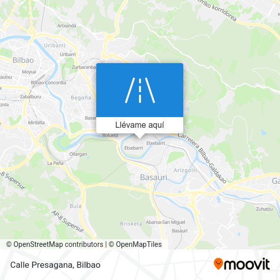 Mapa Calle Presagana