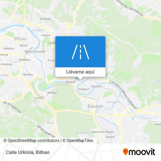Mapa Calle Urkiola
