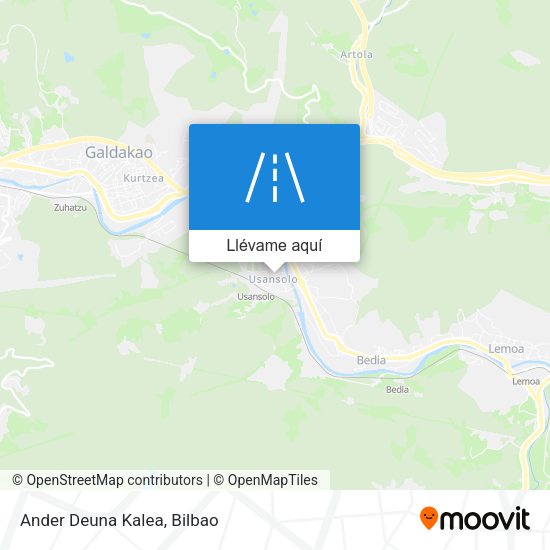 Mapa Ander Deuna Kalea