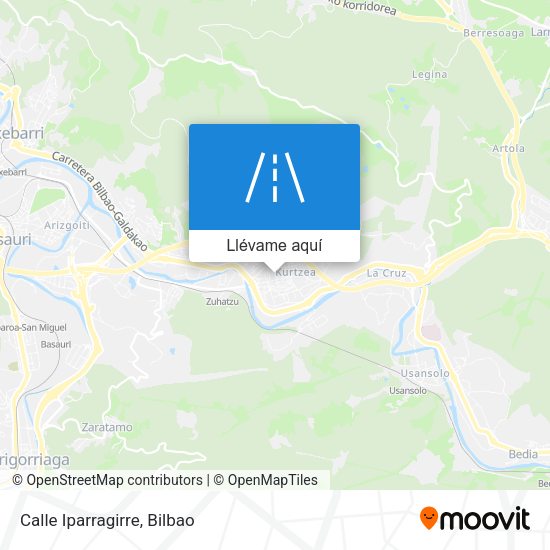 Mapa Calle Iparragirre