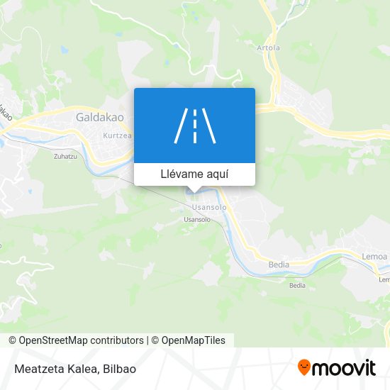 Mapa Meatzeta Kalea