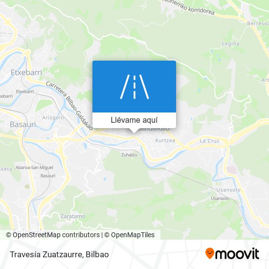 Mapa Travesía Zuatzaurre