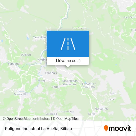 Mapa Polígono Industrial La Aceña