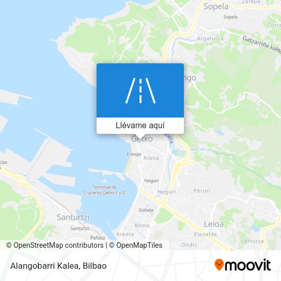 Mapa Alangobarri Kalea