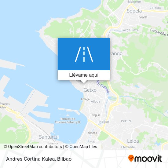 Mapa Andres Cortina Kalea