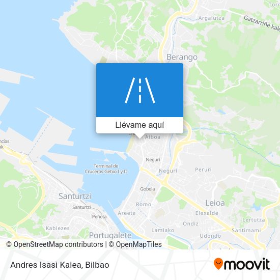 Mapa Andres Isasi Kalea