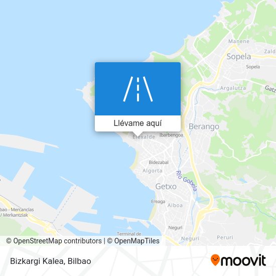 Mapa Bizkargi Kalea