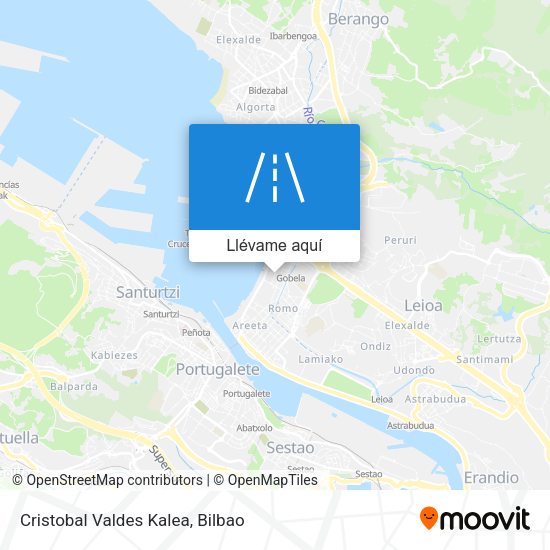 Mapa Cristobal Valdes Kalea