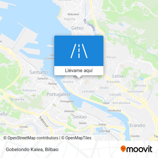 Mapa Gobelondo Kalea