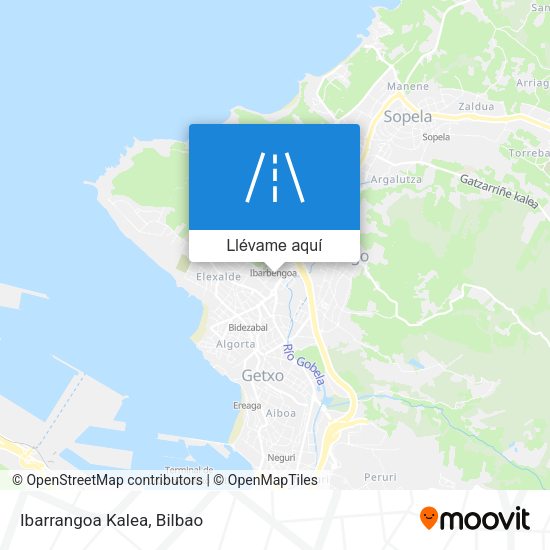 Mapa Ibarrangoa Kalea