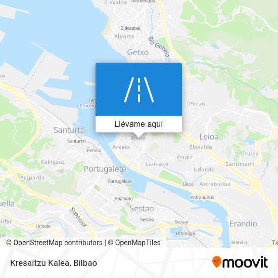 Mapa Kresaltzu Kalea