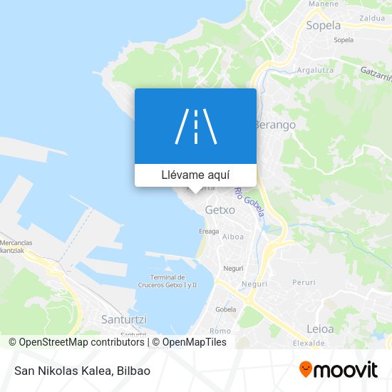 Mapa San Nikolas Kalea
