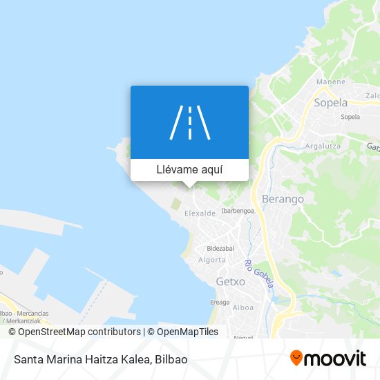 Mapa Santa Marina Haitza Kalea