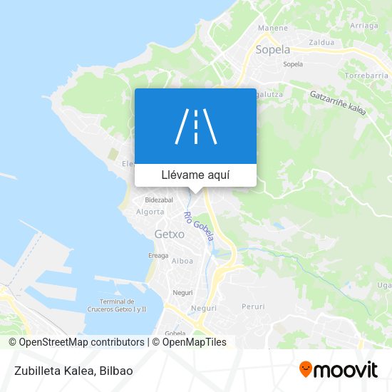Mapa Zubilleta Kalea