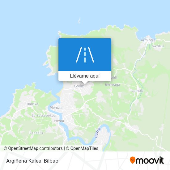 Mapa Argiñena Kalea
