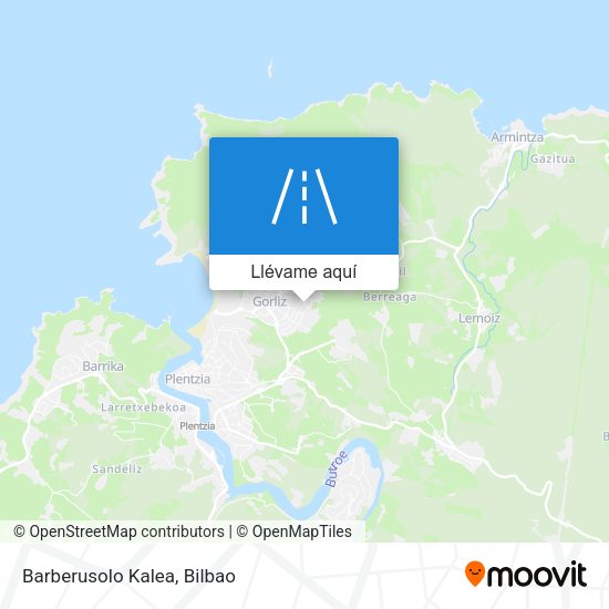 Mapa Barberusolo Kalea