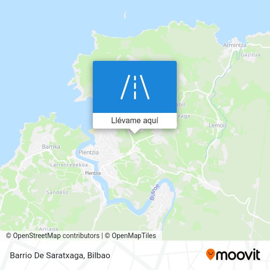 Mapa Barrio De Saratxaga