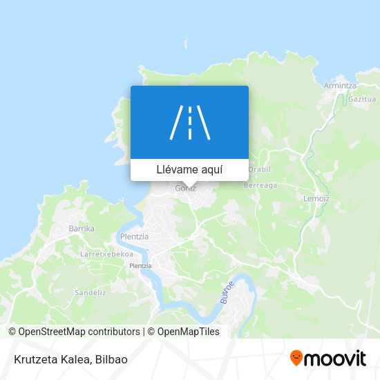 Mapa Krutzeta Kalea