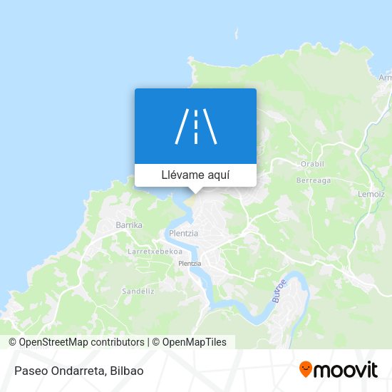 Mapa Paseo Ondarreta