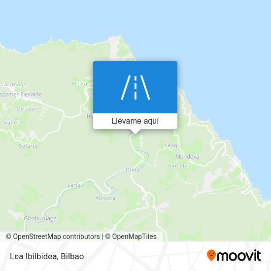 Mapa Lea Ibilbidea