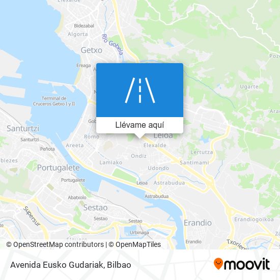 Mapa Avenida Eusko Gudariak