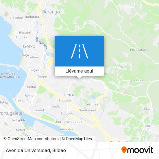 Mapa Avenida Universidad