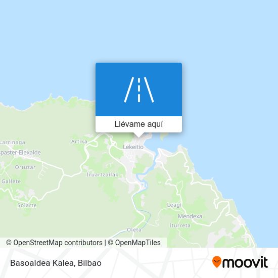 Mapa Basoaldea Kalea