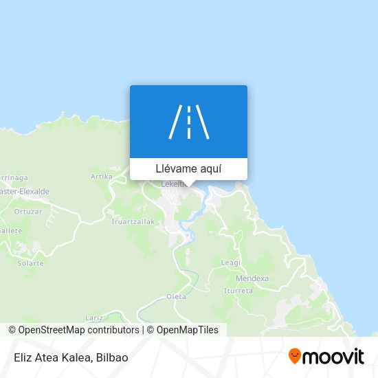 Mapa Eliz Atea Kalea