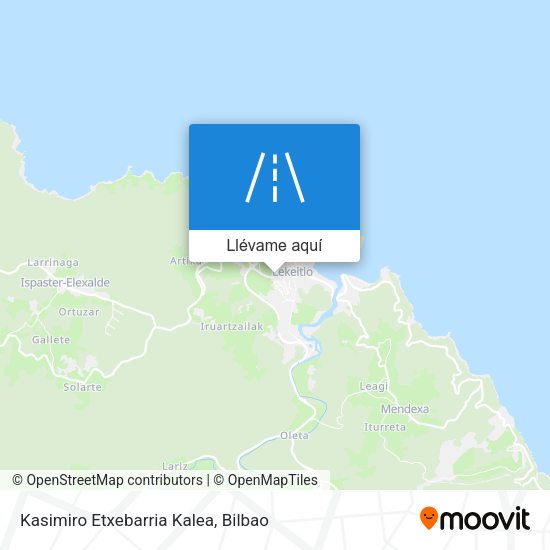 Mapa Kasimiro Etxebarria Kalea