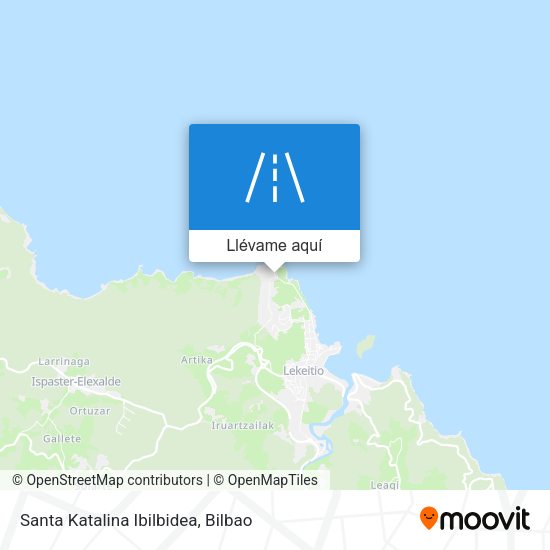 Mapa Santa Katalina Ibilbidea