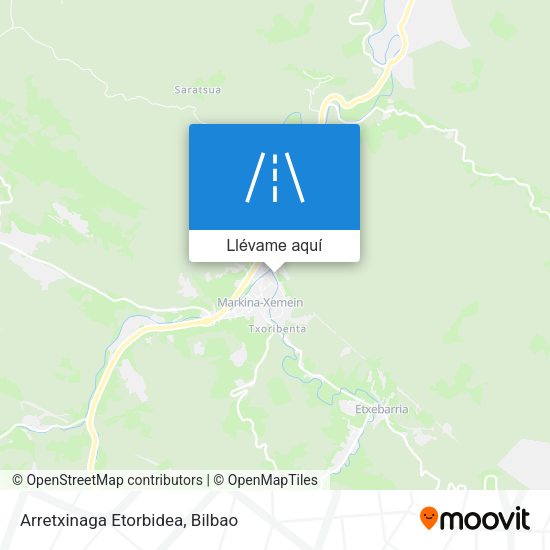 Mapa Arretxinaga Etorbidea