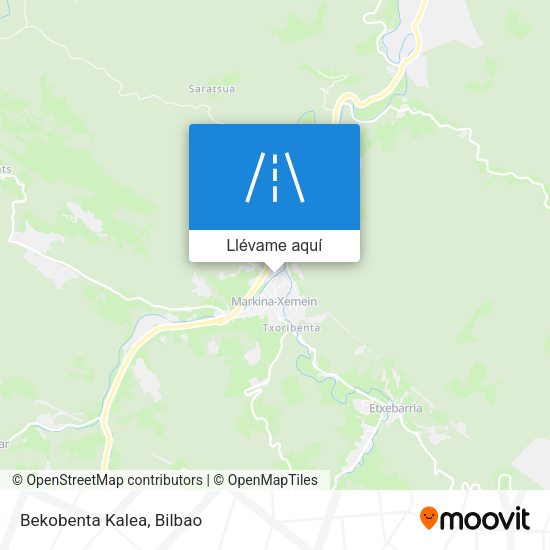 Mapa Bekobenta Kalea