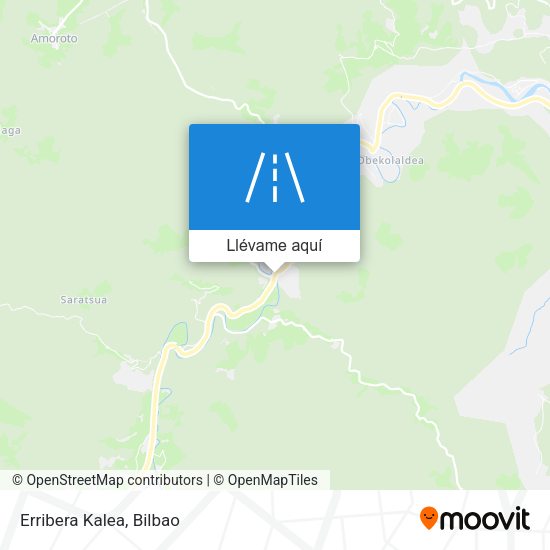 Mapa Erribera Kalea
