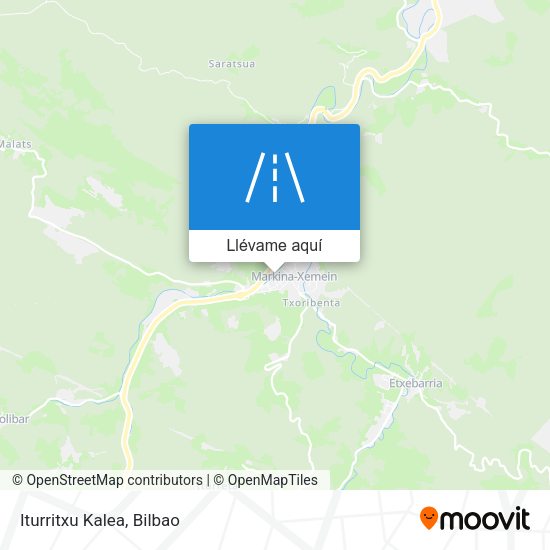 Mapa Iturritxu Kalea