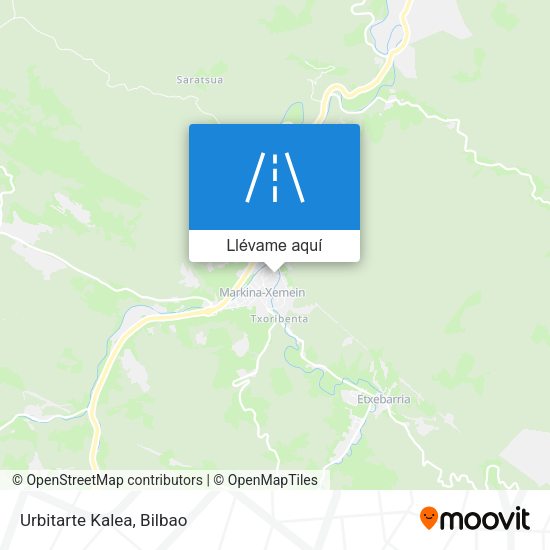 Mapa Urbitarte Kalea