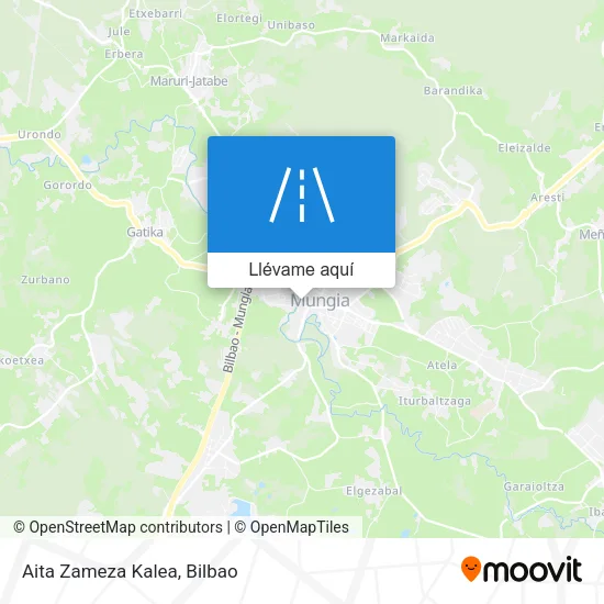 Mapa Aita Zameza Kalea