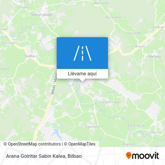 Mapa Arana Goiritar Sabin Kalea