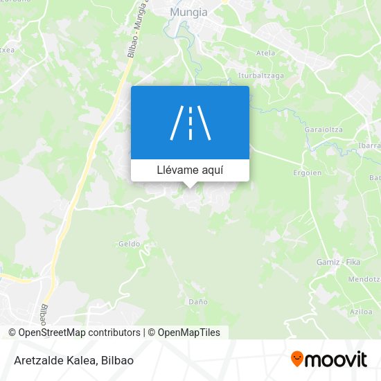 Mapa Aretzalde Kalea