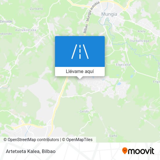 Mapa Artetxeta Kalea